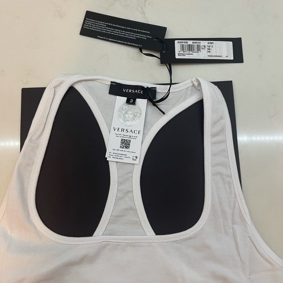 VERSACE GRECA BORDER SPORTS BRA Size 3 - Picture 5 of 6